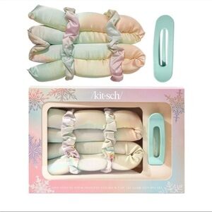 XL Satin Heatless Styling & Flat Claw 4pc set